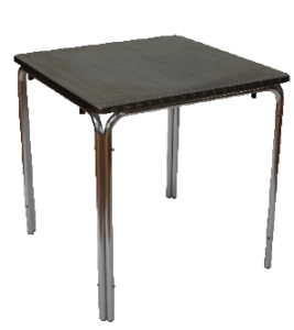 Table bistro aluminium